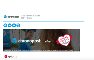 SIGNATURE DE MAIL : CHRONOPOST